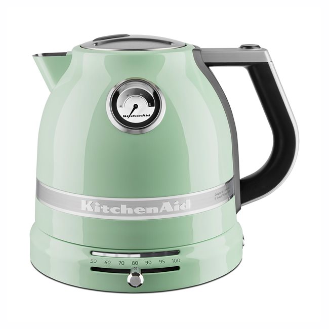 Електрическа кана, 2400 W, Artisan 1.5L, цвят "Pistachio" - марка KitchenAid