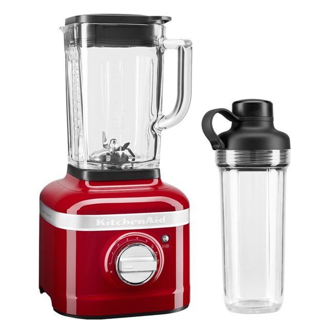 Блендер Artisan K400 1,4 л, 1200 W, с контейнер 0,5 л, Candy Apple - KitchenAid