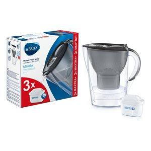 "Стартов пакет", състоящ се от BRITA Marella, 2,4 L + 3 Maxtra+ филтъра