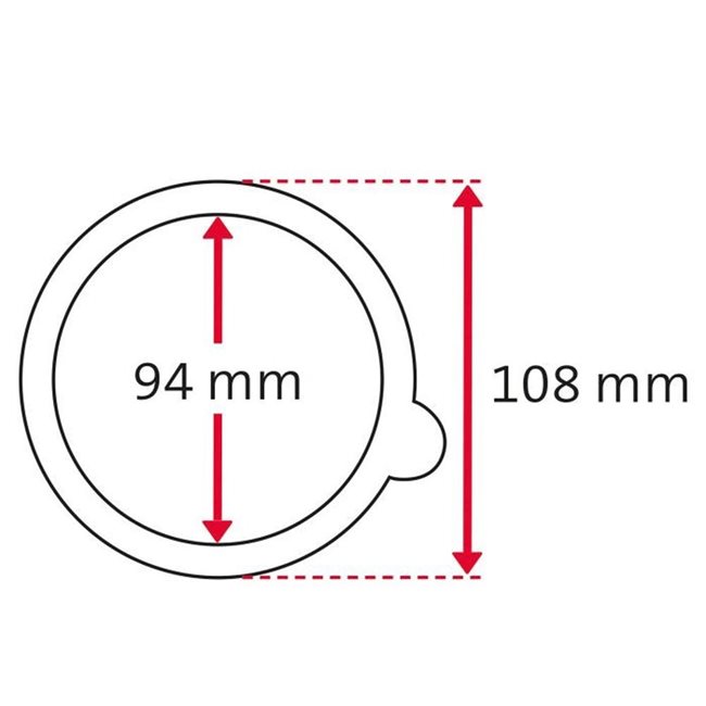 Комплект 6 уплътнения за буркан, 108 мм - Westmark