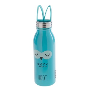 "Zoo" бутилка вода 430 мл, неръждаема стомана, бухал модел - Aladdin
