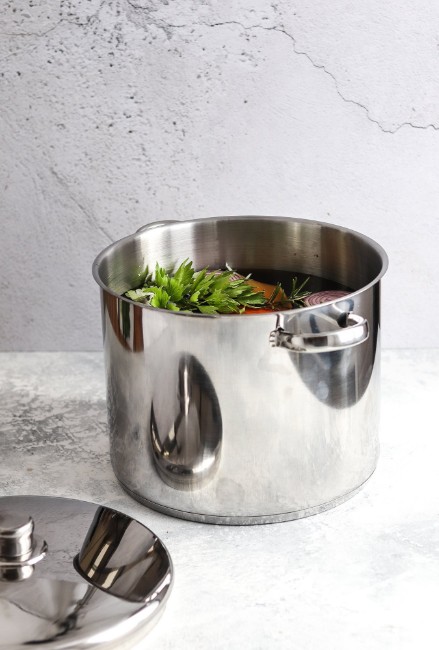 Тенджера за готвене от неръждаема стомана, 20 см / 5,5 л - от марката Kitchen Craft