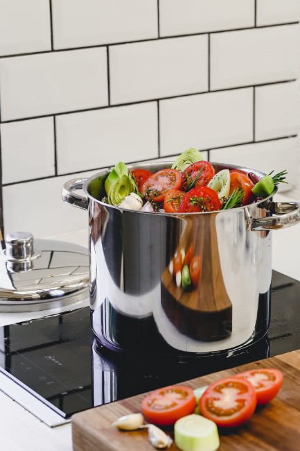 Тенджера за готвене от неръждаема стомана, 24 см / 8,5 л - от марката Kitchen Craft
