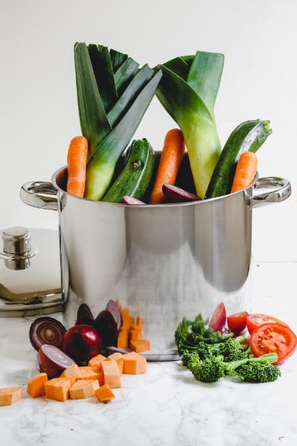 Тенджера за готвене от неръждаема стомана, 24 см / 8,5 л - от марката Kitchen Craft