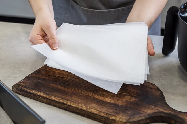 Комплект хартия за печене, 100 броя, 20 х 20 см - от Kitchen Craft