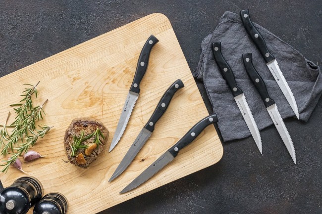 Комплект ножове за пържоли, 6 части, неръждаема стомана - от Kitchen Craft