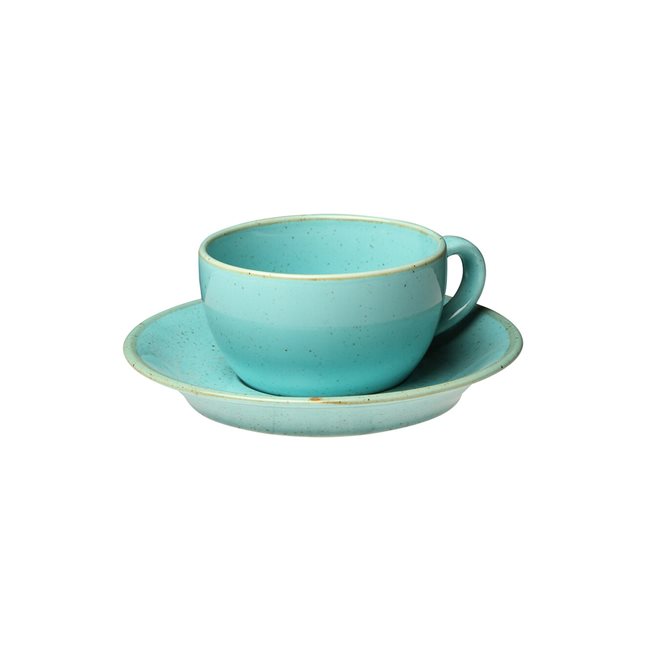 Чаша за кафе и чинийка Alumilite Seasons, 207 мл, Тюркоаз - Порланд