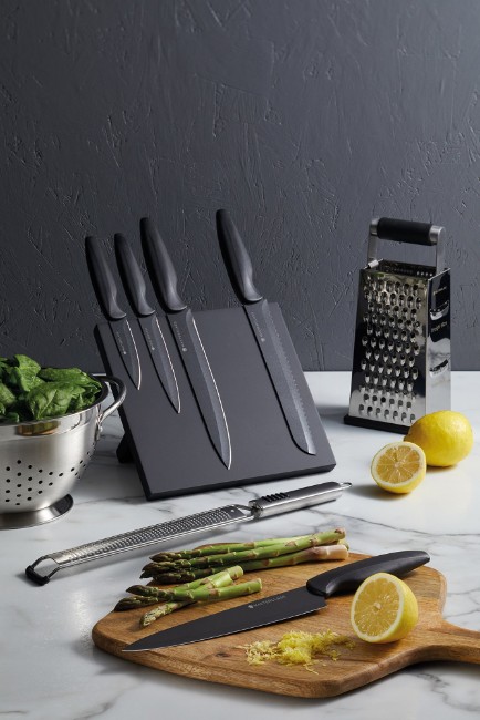 Комплект ножове, 6 части, незалепващ слой - от Kitchen Craft