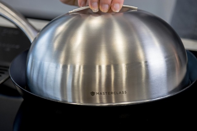 Куполен капак за тиган/грил, 22,5 см, неръждаема стомана - от Kitchen Craft