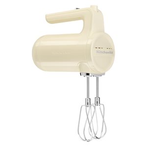 Акумулаторен ръчен пасатор, 7 скорости, цвят “Бадемов крем” - KitchenAid