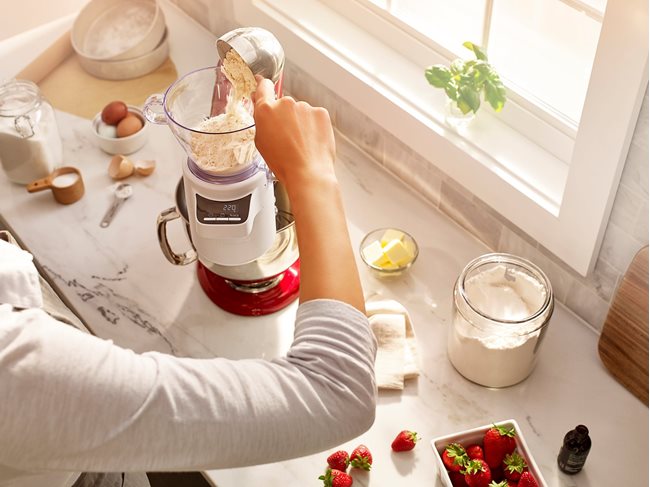 Приставка за притегляне, пресяване и дозиране на брашното - KitchenAid