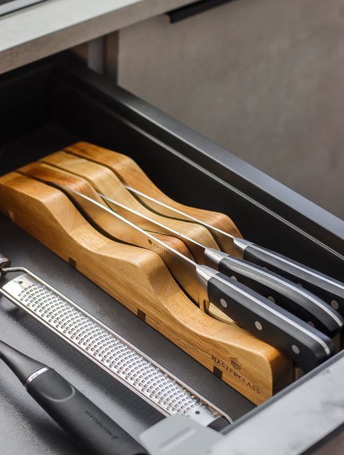 Държач за съхранение на ножове, 35 х 10 х 5,5 см, MasterClass - произведен от Kitchen Craft