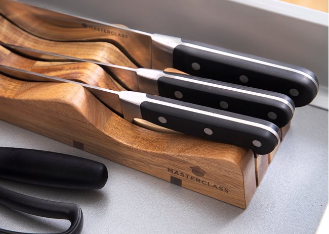 Държач за съхранение на ножове, 35 х 10 х 5,5 см, MasterClass - произведен от Kitchen Craft