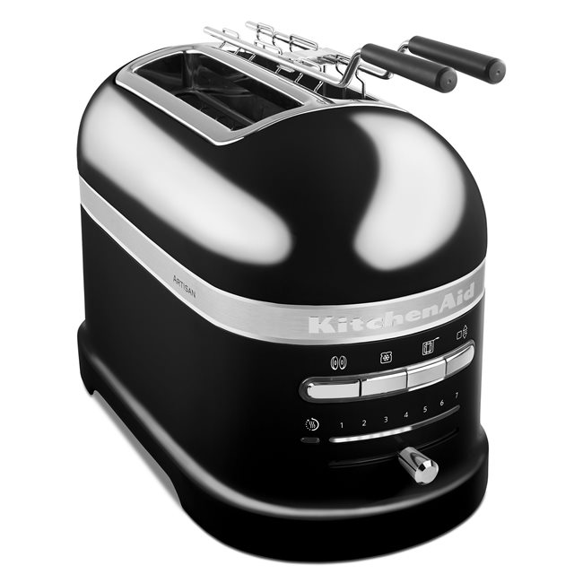 Тостер KitchenAid Artisan, 1250W, 2 отделения, Черен