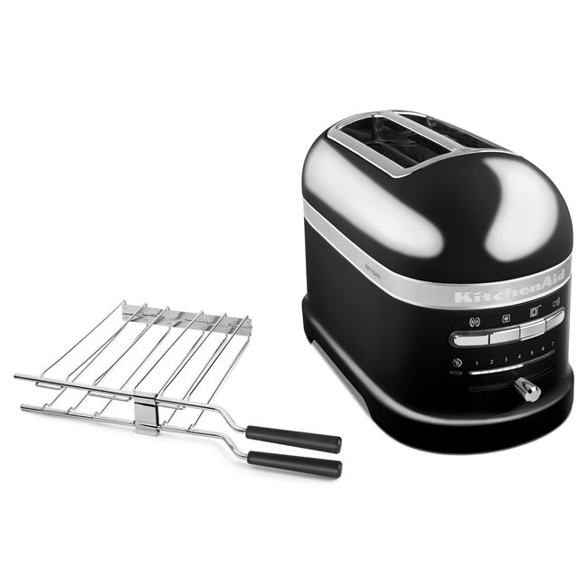 Тостер KitchenAid Artisan, 1250W, 2 отделения, Черен