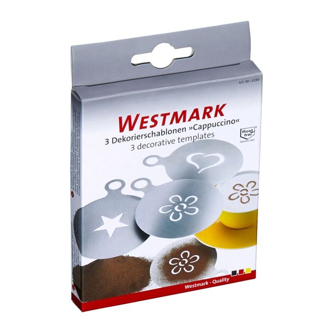 Комплект от 3 форми за декориране на Капучино - Westmark 