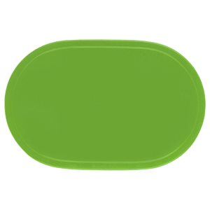 Овална подложка за маса "Fun", 45,5 х 29 см, винил, зелен - Saleen