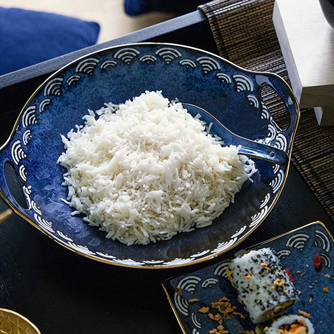 Купа "Mikasa Satori" за сервиране на храна, с дръжки, 28 см, порцелан - от Kitchen Craft