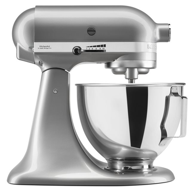 Планетарен миксер Artisan, 4.3 л, Модел 95, Metallic Chrome - KitchenAid