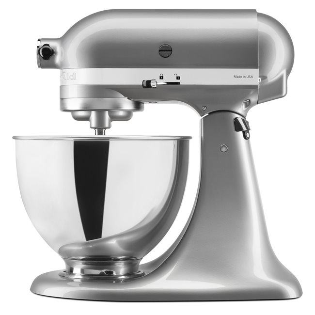 Планетарен миксер Artisan, 4.3 л, Модел 95, Metallic Chrome - KitchenAid