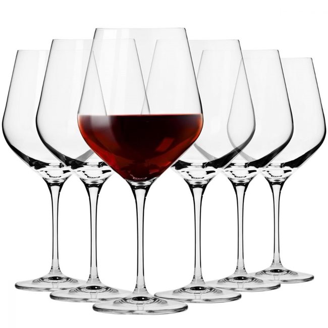 Комплект 6 чаши за вино бургундско, "Splendor", 860 мл - Кросно