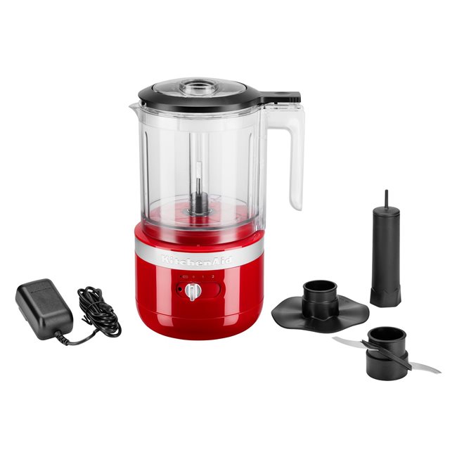 Акумулаторен чопър за храна, 1,18 л, цвят "Empire Red" - марка KitchenAid