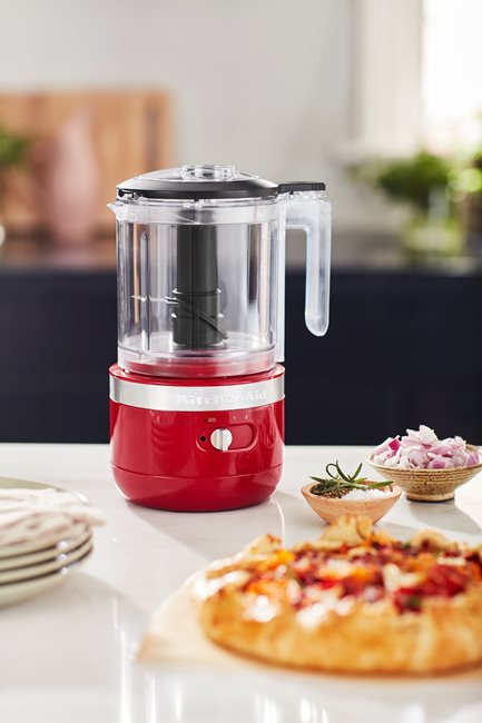 Акумулаторен чопър за храна, 1,18 л, цвят "Empire Red" - марка KitchenAid