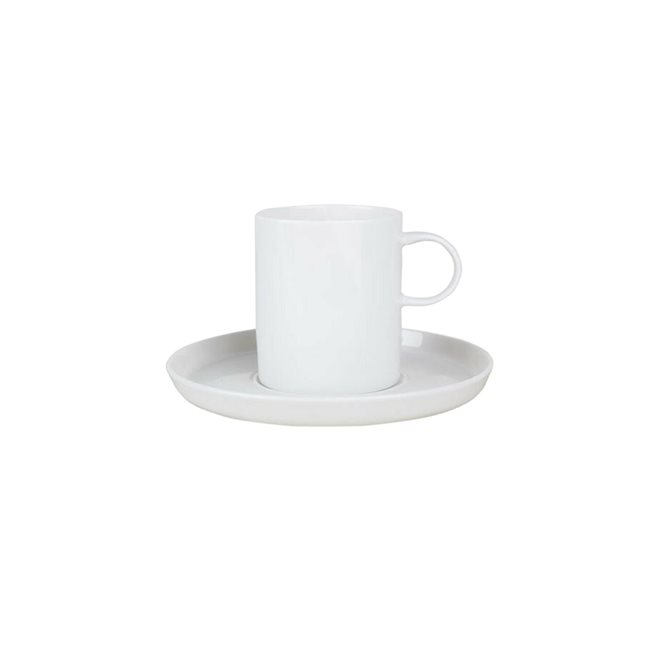 Алумилит Шопен комплект, състоящ се от 200 мл чаена чаша и чинийка - Porland