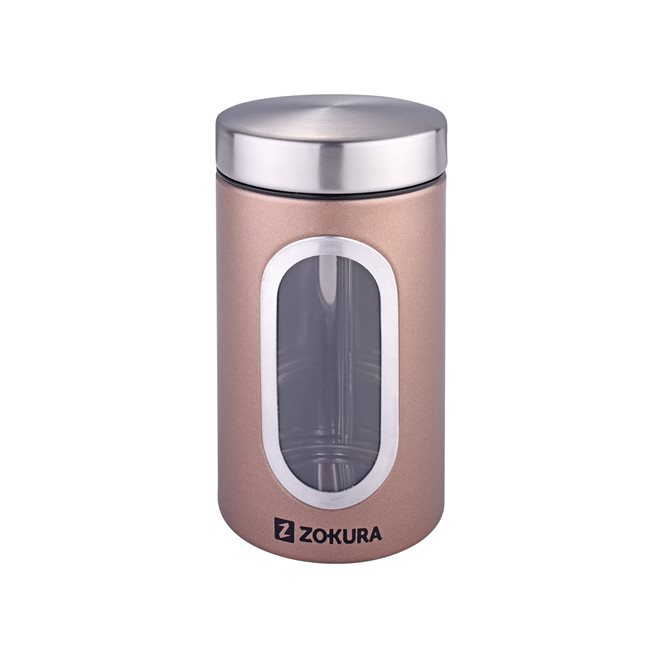 Кутия за съхранение, 800 мл, неръждаема стомана - Zokura