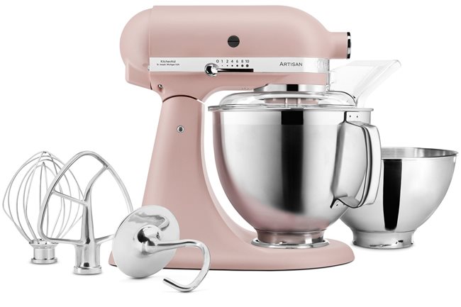 Миксер Artisan 4.8L, Модел 185, цвят “Feather Pink” - KitchenAid