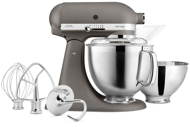 Миксер Artisan 4.8L, Модел 185, цвят “Imperial Grey” - KitchenAid