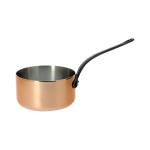 тенджера "Inocuivre", 16 см / 1,8 л, мед - неръждаема стомана - марка "de Buyer"