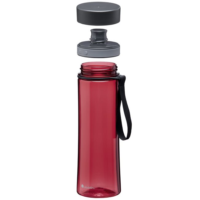  Пластмасова бутилка Aveo 600 мл, Черево червено - Аладин