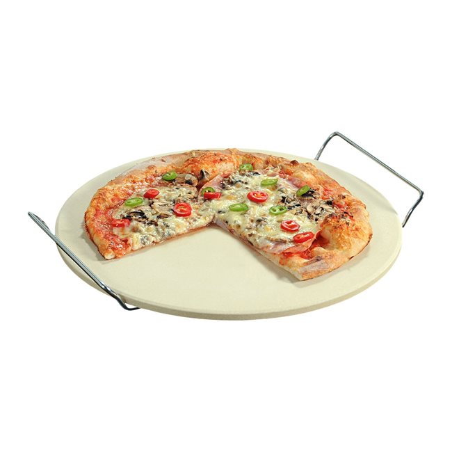Тава за печене на пица, 33 см, кордиерит - Kesper