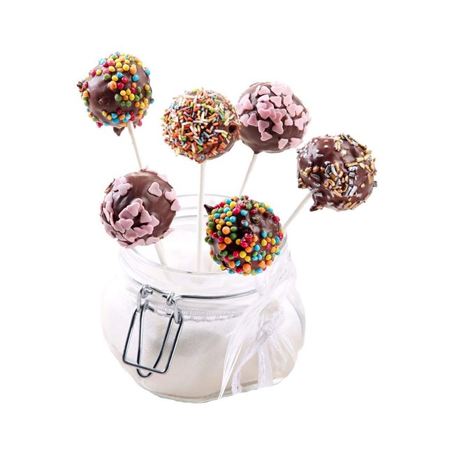 Комплект от 48 пръчици Cake Pops, 15 см, пластмаса - Westmark