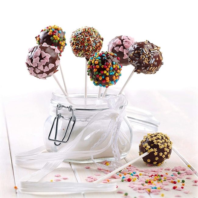 Комплект от 48 пръчици Cake Pops, 15 см, пластмаса - Westmark