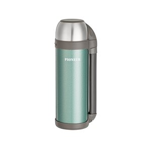 Вакуумен термос "Pioneer", 1,8 л, неръждаема стомана, Тюркоаз - Grunwerg