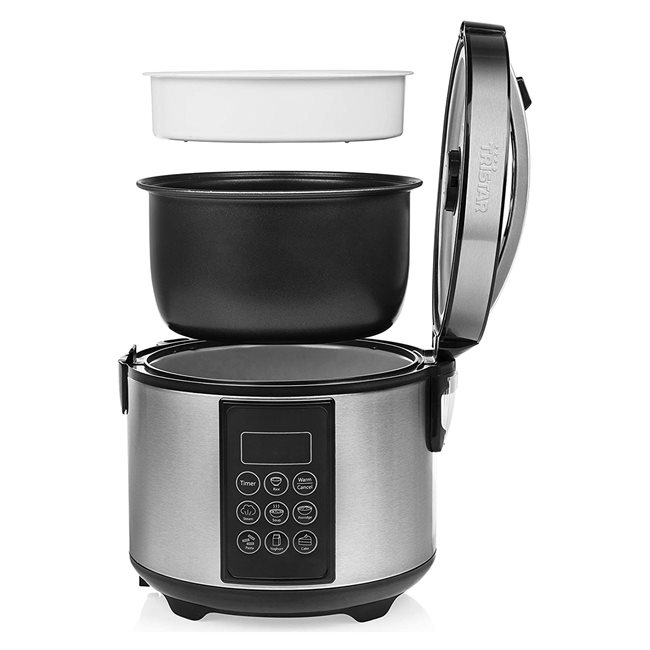 Електрически съд за готвене Multicooker, 1.5 L, 500 W - Tristar