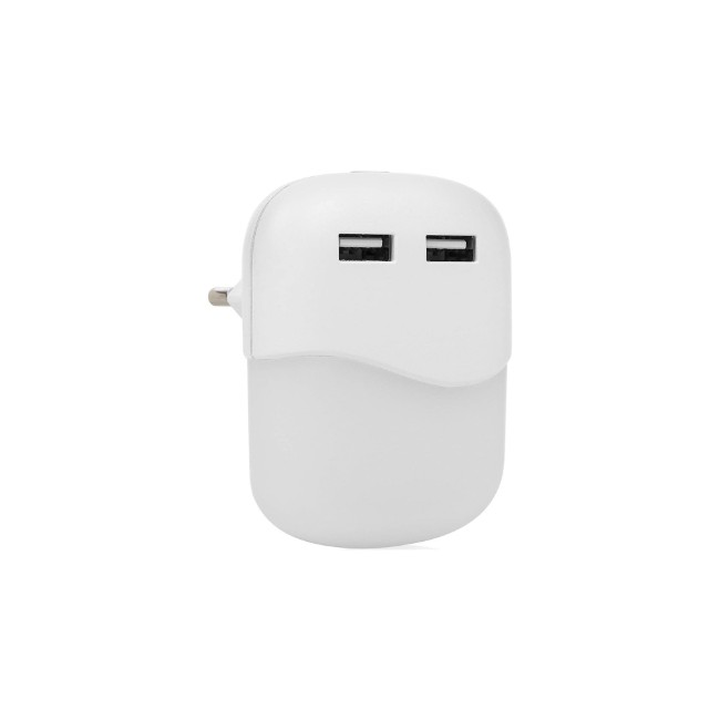LED нощна лампа с 2 USB порта, 0,3 W - Smartwares