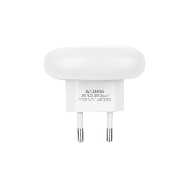 LED нощна лампа с 2 USB порта, 0,3 W - Smartwares