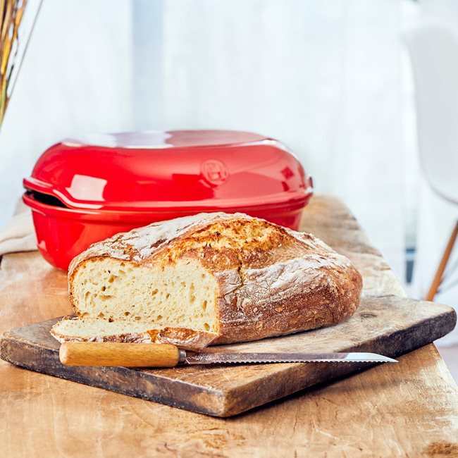 Занаятчийска тава за печене на хляб 34 x 22 x 15 см, Burgundy - Emile Henry