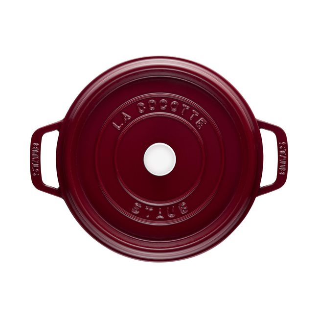 Тенджера за готвене Cocotte от чугун, 26см / 5.2L, Bordeaux - Staub