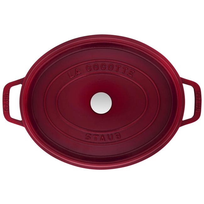 Овална тенджера Cocotte, чугун, 33cm/6.7L, Бордо - Staub