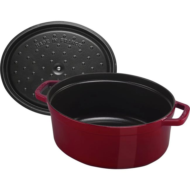 Овална тенджера Cocotte, чугун, 33cm/6.7L, Бордо - Staub