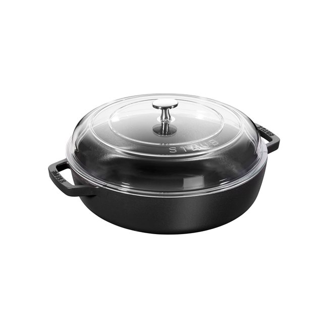 Тенджера Saute Braiser, чугун, 26см/3.3L, Black - Staub