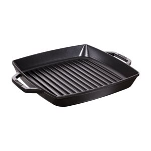 Квадратен тиган тип скара 28 см, <<Black>> - Staub 