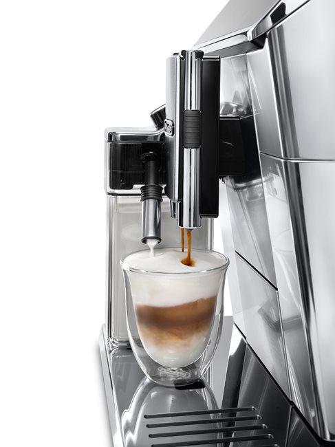 Автоматична еспресо машина, 1450W, "PrimaDonna Elite", сребърен цвят - De'Longhi