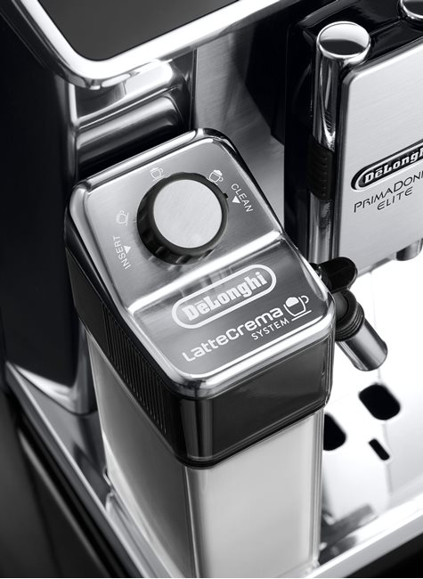 Автоматична еспресо машина, 1450W, "PrimaDonna Elite", сребърен цвят - De'Longhi
