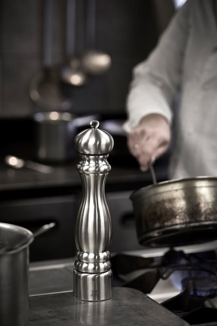 Мелачка за чушки "Paris Chef", 22 см, неръждаема стомана - Peugeot