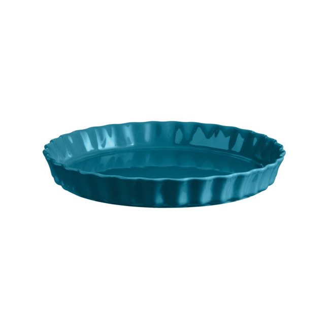 Тава за тарт, керамична, 29,5 см/1,3 л, Mediterranean Blue - Emile Henry